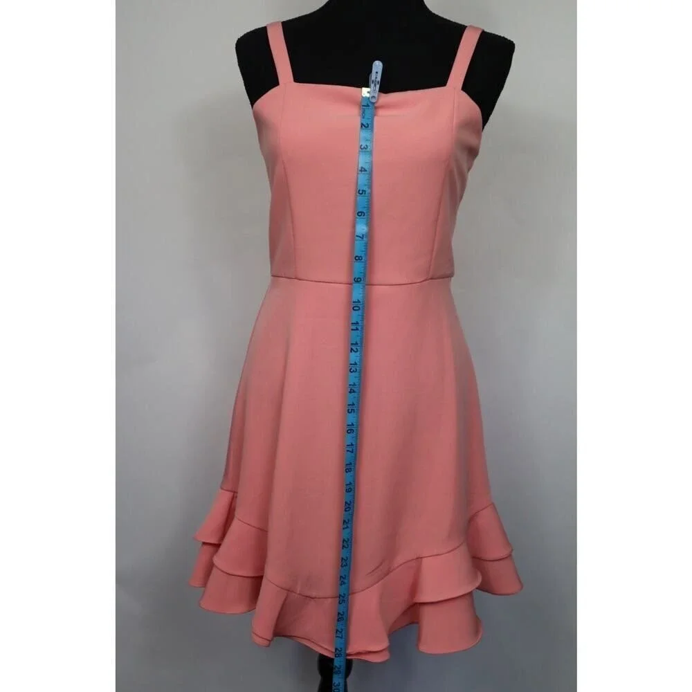 Rare Editions Big Girls Ruffle Hem Skater Dress With Tie Bow Back Size 16‎